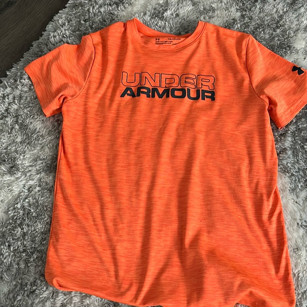 Bright orange Youth Under Armour XL shirt